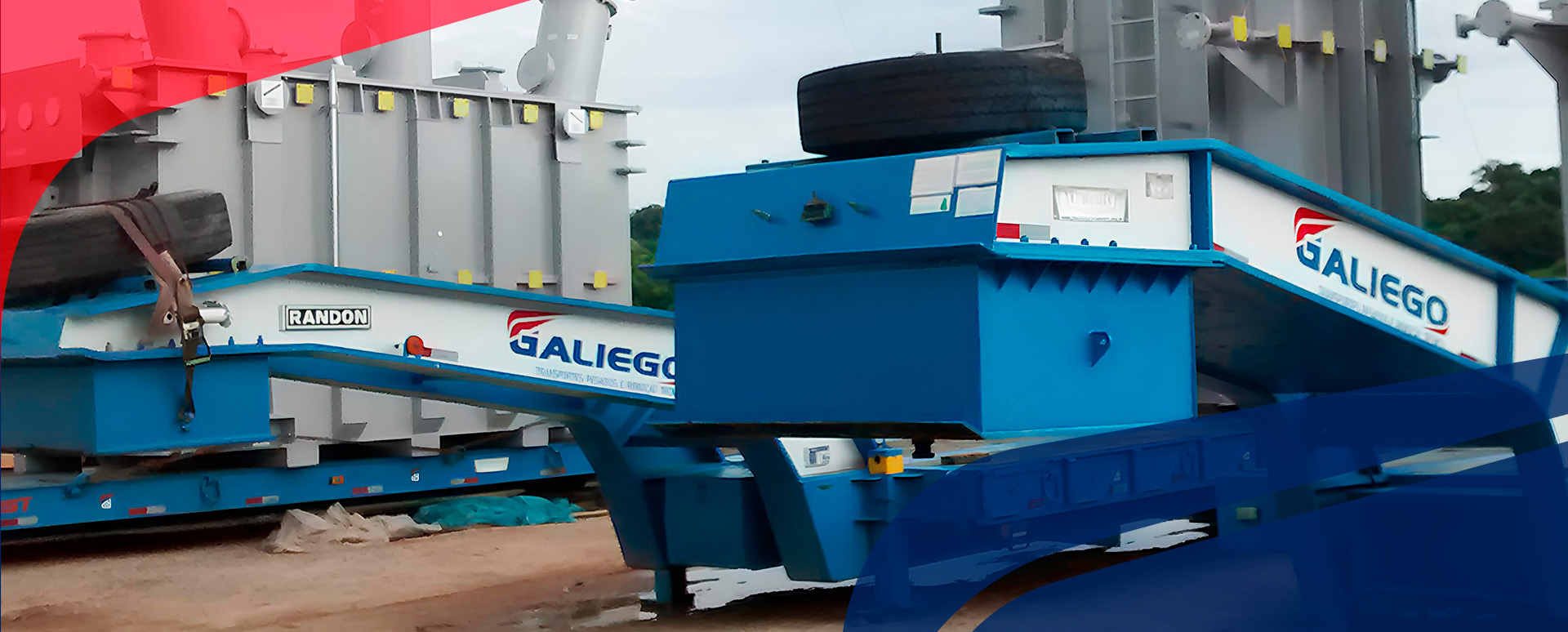 Armazenagem de equipamentos de grande porte e carga de projeto